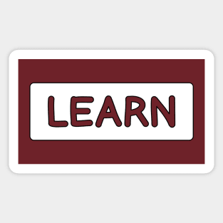 LEARN Sticker